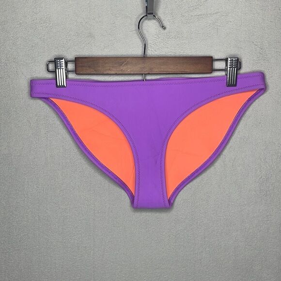 Triangl 100% Neoprene Swim Bottoms Purple and Orange Size L - Picture 1 of 4